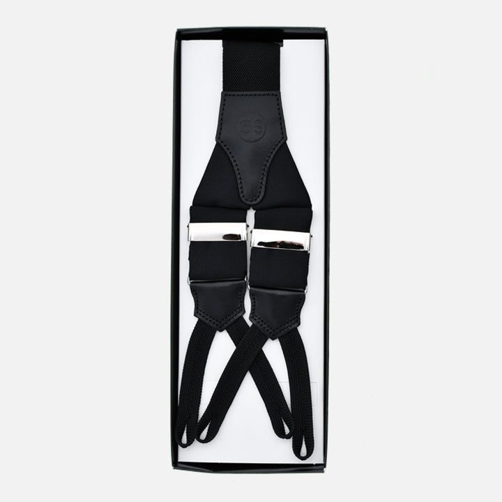 Black Formal Suspenders