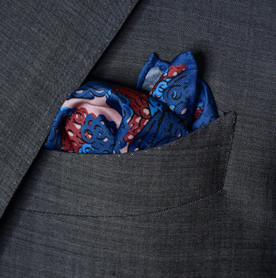 Brass Knuckles Leopard Pocket Square